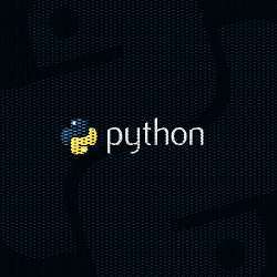 The Python logo.