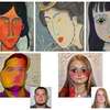 About Faces: Geometric Style of Portrait Artwork