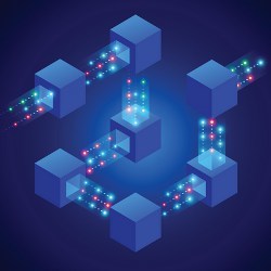 quantum network, illustration