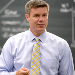 Michael Lenox teaching a class at Darden School of Business