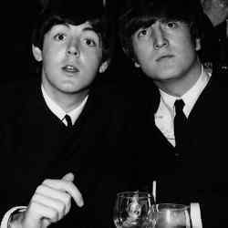 Paul McCartney and John Lennon.