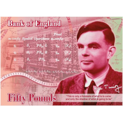 Turing bank note concept