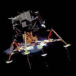 Apollo 11s lunar module, Eagle.