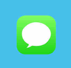 The iMessage logo.