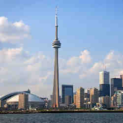 Part of Toronto's skyline.