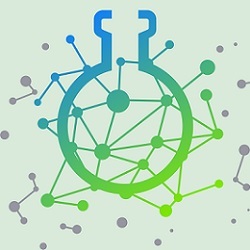 lab tube and algorithm, illustration