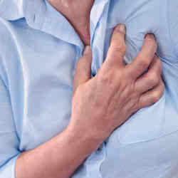 Factors such as inflammation, scarring, and changes in blood vessels supplying blood to the heart point to future heart attacks. 