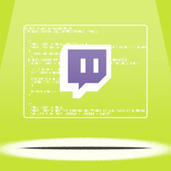 code on screen and chat icon, illustration