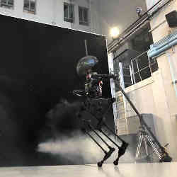 The Leonardo robot undergoing tests at the California Institute of Technology.