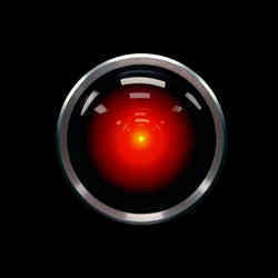 HAL 9000, the wayward artificial intelligence of 2001: A Space Odyssey.