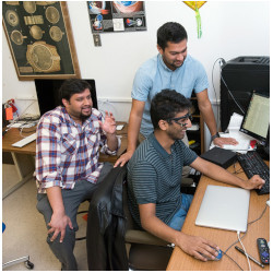 RIT researchers Rakshit Kothari, Aayush Chaudhary, and Manoj Acharya