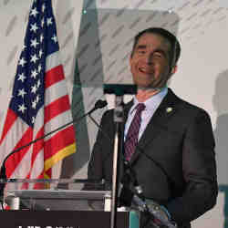 Gov. Ralph Northam at an earlier news conference.