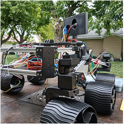 SSCC students' replica of the Mars Curiosity Rover