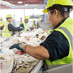 recycling conveyor belt