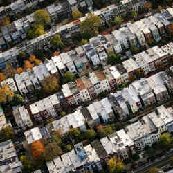 Row houses in Washington, D.C. 