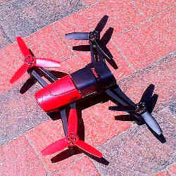 A drone recovered by the U.S. Secret Service after its use in suspicious activities.