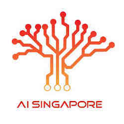 Logo of AI Singapore, a program supported by the country's National Research Foundation and hosted by the National University of Singapore.