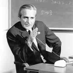 To Engelbart, his work was never about the technology itself, but about helping people work together to solve the world's biggest problems.