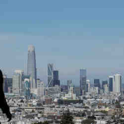 A San Francisco skyline.