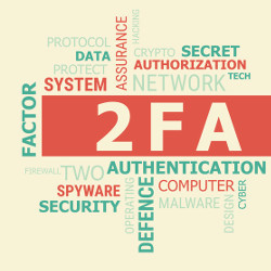two-factor authentication word cloud