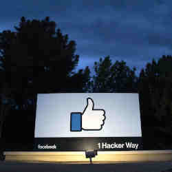Facebook's thumbs-up sign.