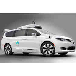 Waymo's self-driving Chrysler Pacifica minivan.