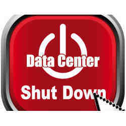 The button to push to shut down a datacenter. 