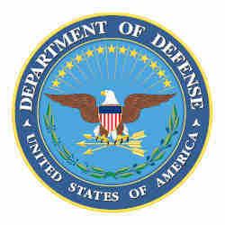 Seal of the U.S. Department of Defense.