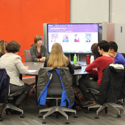 active learning classroom at the University of Washington 