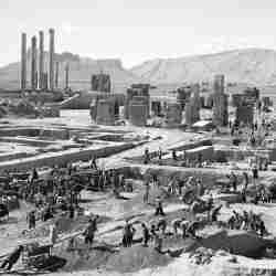 The Oriental Institute began archaeological expeditions to the ancient city of Persepolis in the 1930s.