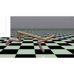 A robotic avatar demonstratin motor synergy.