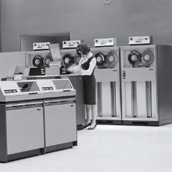 old IBM mainframe system