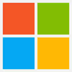 A Microsoft logo.