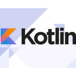 A Kotlin logo.