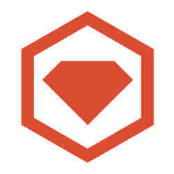 A RubyGems logo.