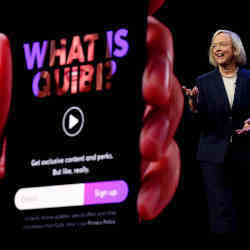 Meg Whitman, the chief executive of Quibi.