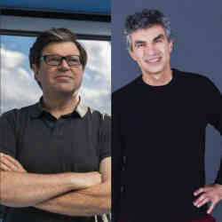 Yann LeCun (left) and Yoshua Bengio.