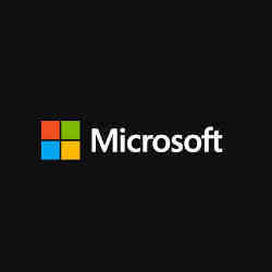 The Microsoft logo.