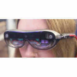 Lenovo prototype augmented reality glasses.