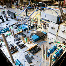 A quantum frequency processor at Oak Ridge National Laboratory.