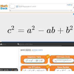 MathDeck aims to make math notation interactive and easily shareable.