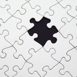 puzzle with missing piece