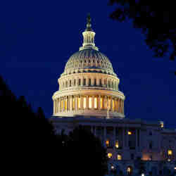 The U.S. Capitol. 