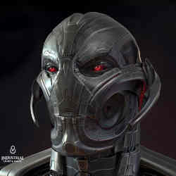 Ultron, the Avenger's artificial intelligence-based enemy, in the movie "Avengers: Age of Ultron." 