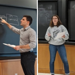 Amir Karamlou and Francisca Vasconcelos of the MIT Engineering Quantum Systemsresearch grou