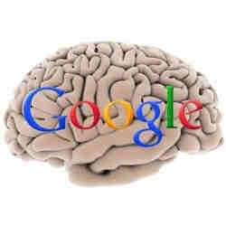 A representation of Google Brain.