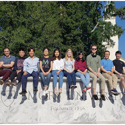 members of Emory University's 2020 Alexa Prize winning team