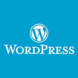 A WordPress logo. 