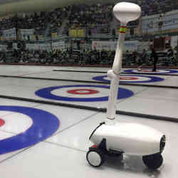 Part of the Curly robotic curling system. 