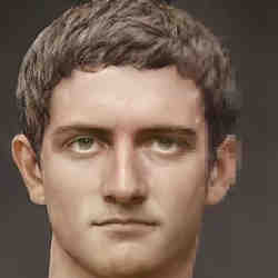 A photorealistic image of Caligula